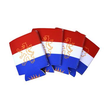 Blikjeskoeler vlag Nederland vooraanzicht