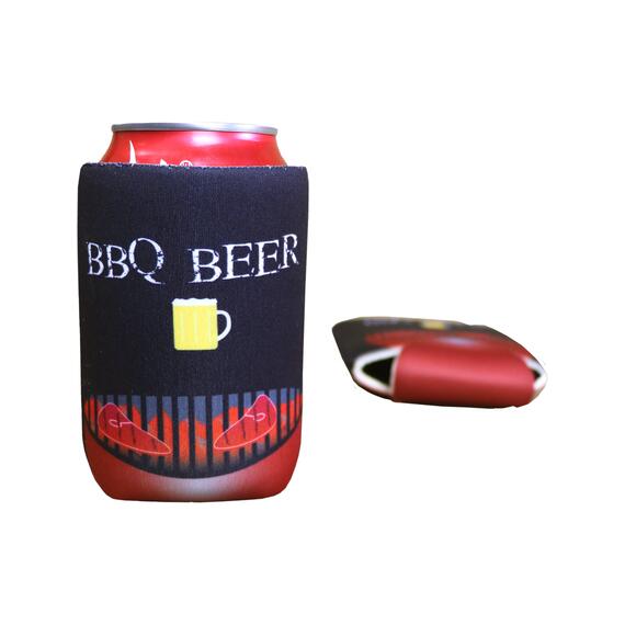 Blikjeskoeler BBQ Bier in gebruik
