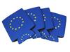 Blikjeskoeler vlag EU vooraanzicht