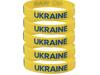 Budget siliconen polsbandjes "Ukraine No War" voorkant